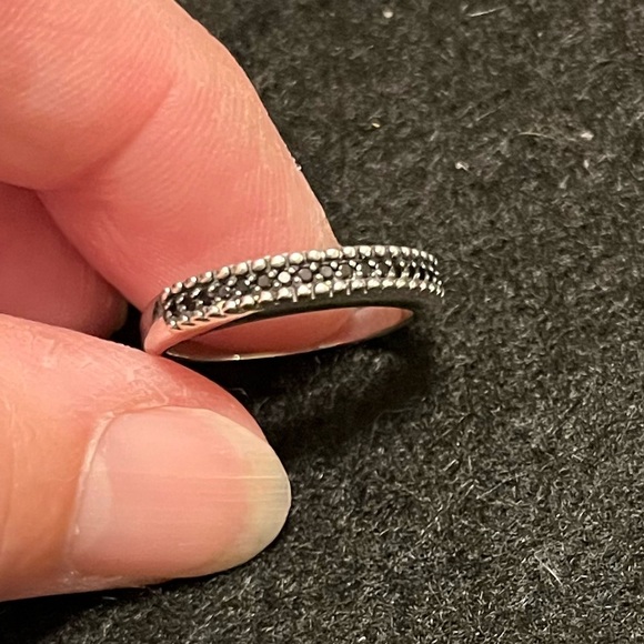 Silpada Sterling Silver and Marcasite Beaded Ring size 6 - Picture 5 of 14